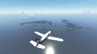 Flying over Bimini (MYBS) in the Bahamas